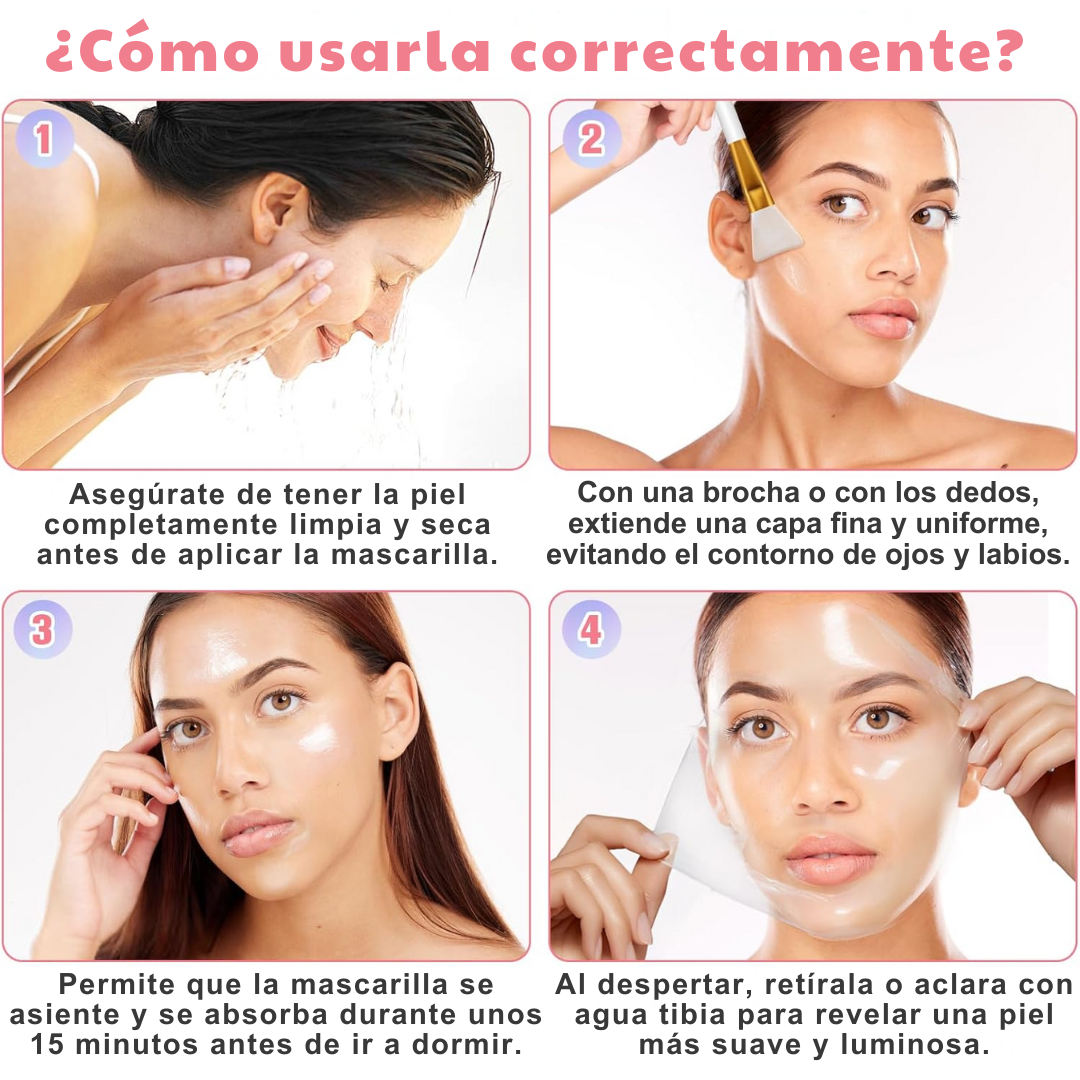 Mascarilla Nocturna de Colágeno - Oferta Black Friday