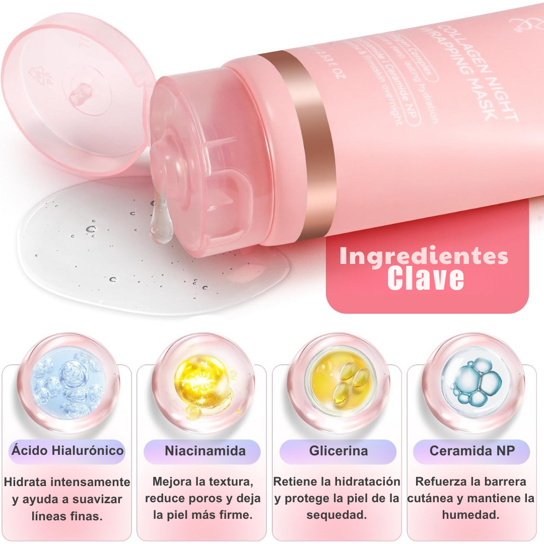 Mascarilla Nocturna de Colágeno - Oferta Black Friday